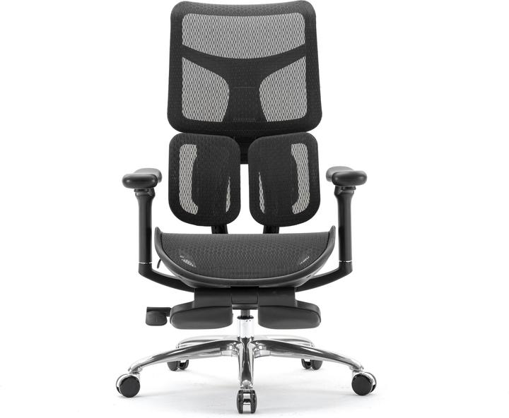 Sihoo Doro S100 Ergonomic Office Chair with Footrest, Black