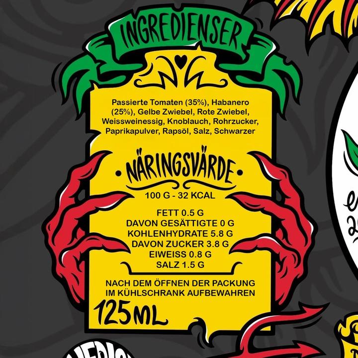 Image du produit Hot Sauce Alingsås Den Röde (125 ml) - Scharfe Sauce (250 g)