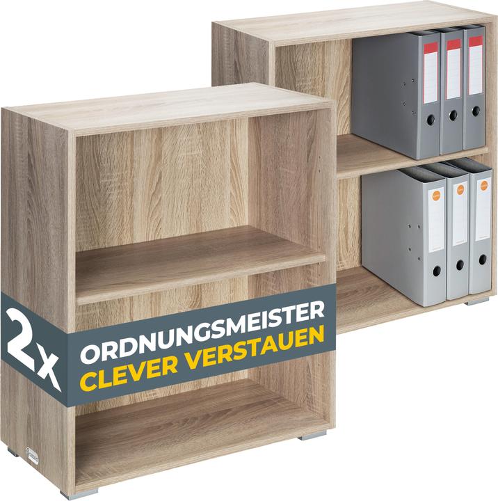 Actual product image Casaria Bookshelf (28 x 60 x 77 cm)
