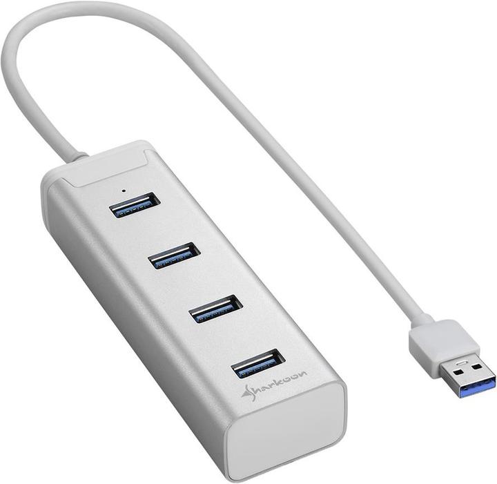 Sharkoon Corsa in alluminio (USB-A, 4 porte)