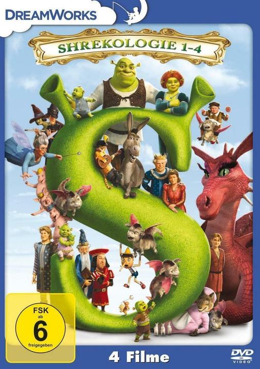 Produktbild Shrek 1-4 Die Komplette Shrekologie -Box (DVD, 2010, Deutsch, Englisch, Türkisch)