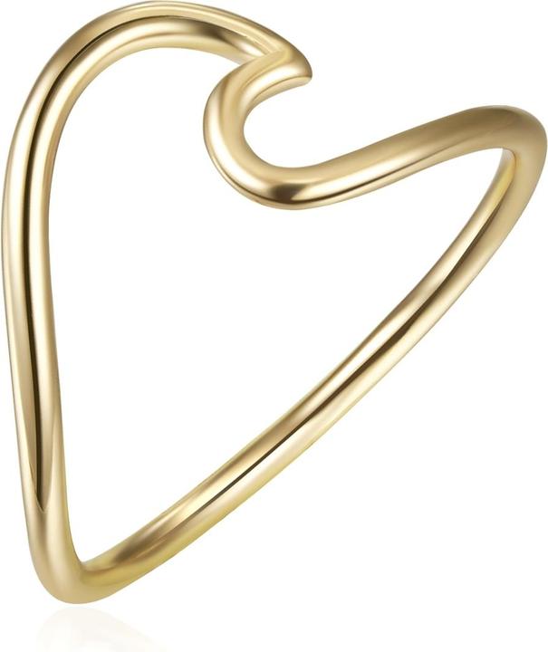 Produktbild Glanzstücke München Damen Welle Sterling Silber gelbgold - 11866 (60, 925 Silber)