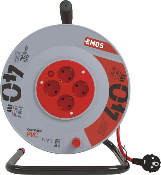 Immagine prodotto Emos Avvolgicavo per uso interno IP20 | Schuko 40 m (40 m)