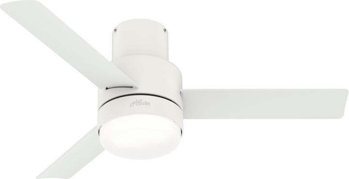 Actual product image Hunter Fans Deckenventilator Gilmour Weiss mit Licht (40.50 dB)