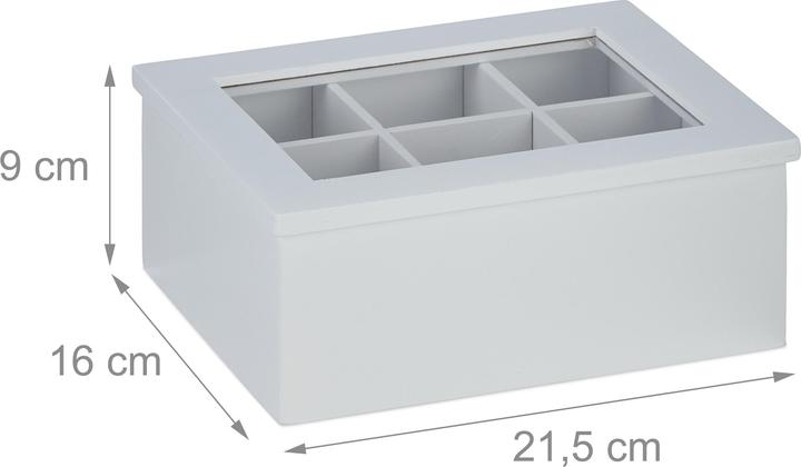 Relaxdays Tea box