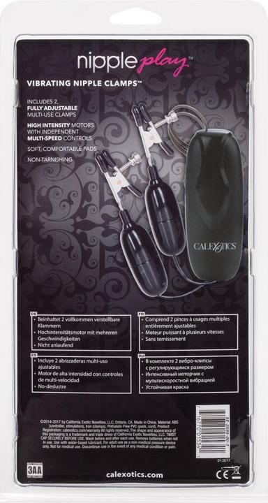 Image du produit CalExotics Nipple Play Pinces à mamelons vibrantes