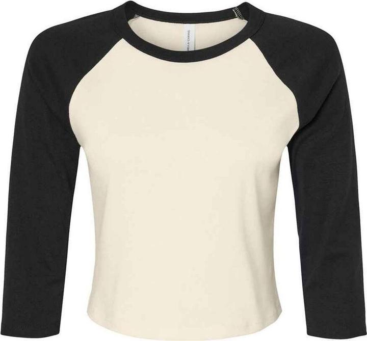 Bella Canvas TShirt Raglanärmel 34 Ärmel (L)