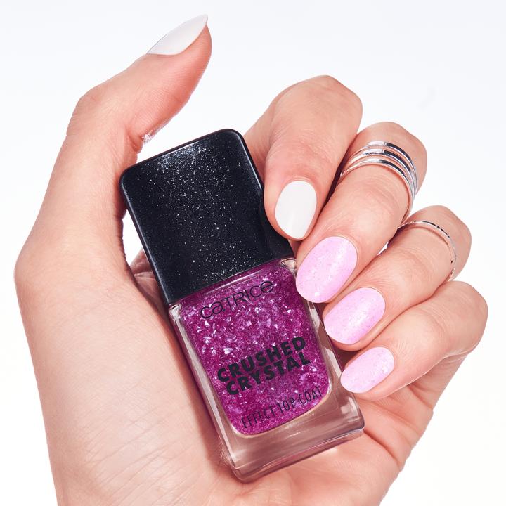 Immagine prodotto Catrice Crushed Crystal Effect Smalto Unghie Top Coat (010 Aura di ametista, Topcoat)