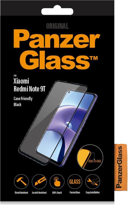 Produktbild PanzerGlass 8038 Mobiltelefon-Bildschirmschutzfolie Xiaomi (1 Stück, Xiaomi Redmi Note 9T)