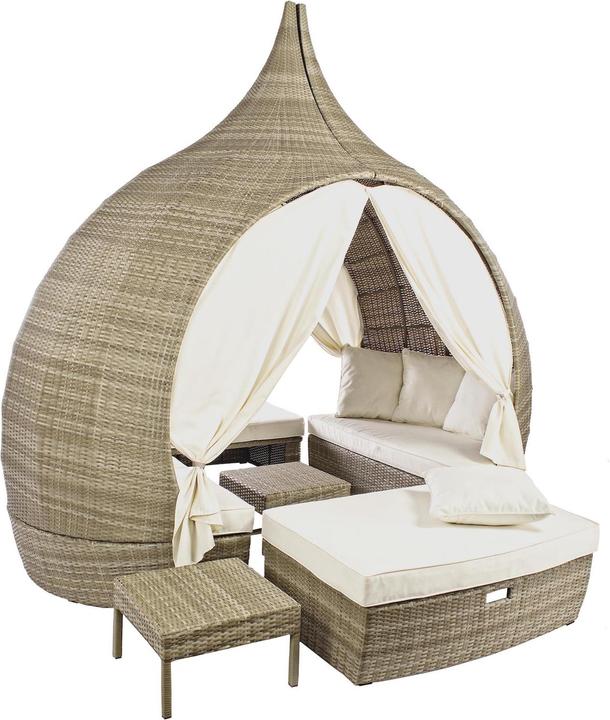 Produktbild zz_ArchivedByPCD_Mutoni Garten Daybed Liege Insel mit Kissen Kaylee XXL