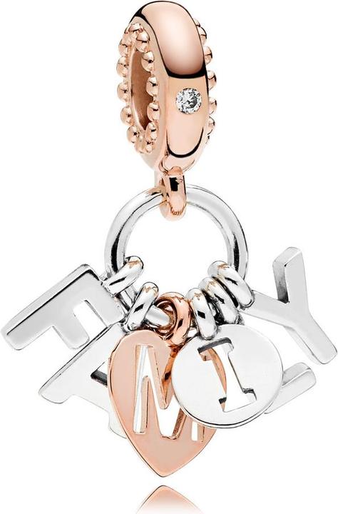 Pandora Rose Family Charm (1.50 cm, Silber 925)