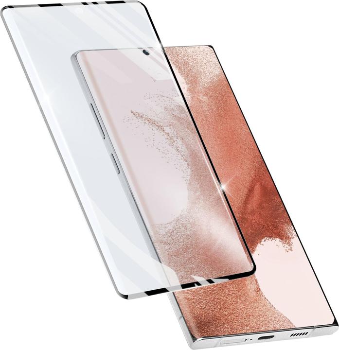 Cellularline Impact Glass Curved (1 Stück, Samsung Galaxy S23 Ultra)