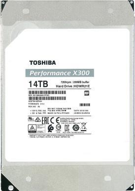 Actual product image Toshiba X300 (14 TB, 3.5", CMR)