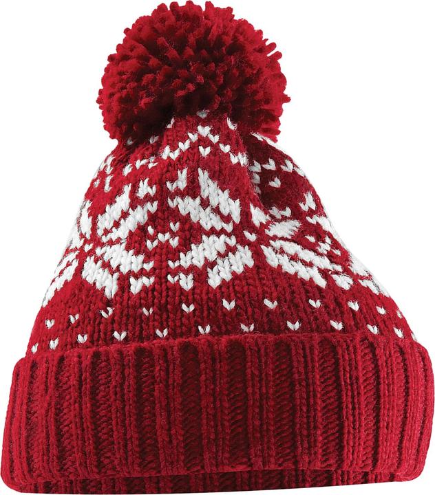Actual product image Beechfield Unisex Adult Snowstar Fair Isle Beanie (One size)