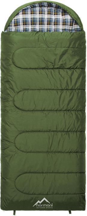 Produktbild Normani 4-in-1 Schlafsack „Antarctica“ (RV rechts) Oliv (220 cm)