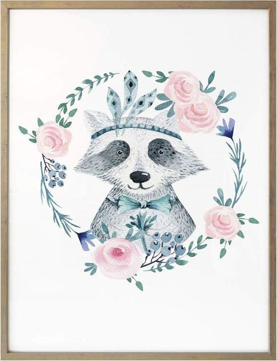 Produktbild Trenddeko Waschbär 01 (80 x 100 cm)
