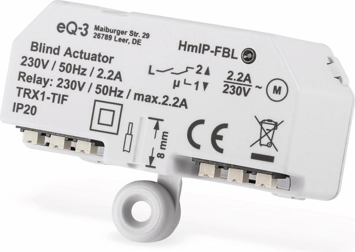 Actual product image EQ-3 Blind actuator (Shutter actuator)