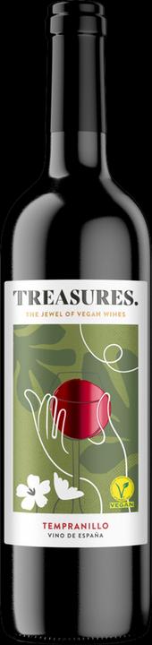 Produktbild Treasures Tempranillo, Vino de España, Vegan (1 x 75 cl, 2021)