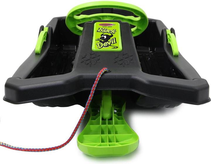 Immagine prodotto Jamara Snow Play Bob Black Devil 84cm nero con volante e freno