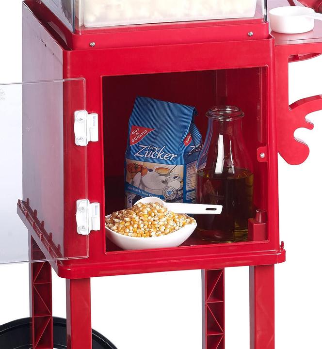 Immagine prodotto Rosenstein & Söhne Macchina professionale per popcorn "Cinema" con carrello dal design retrò