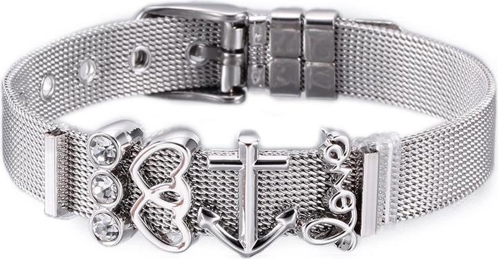 Immagine prodotto Heideman Bracciale a rete lucidato (100% acciaio inossidabile)