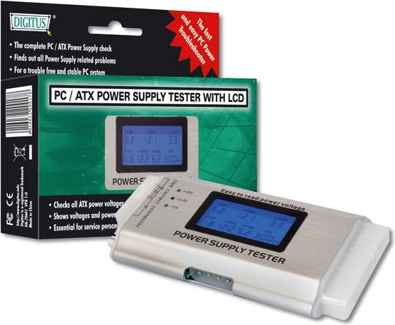 Actual product image Digitus ATX Power Supply Tester with LCD (Tool)