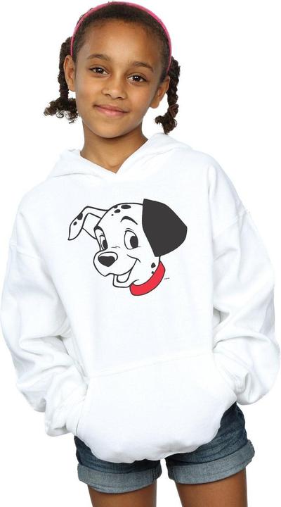 Immagine prodotto Disney 101 Dalmatians Dalmatian Head Felpa con Cappuccio Ragazze (128)
