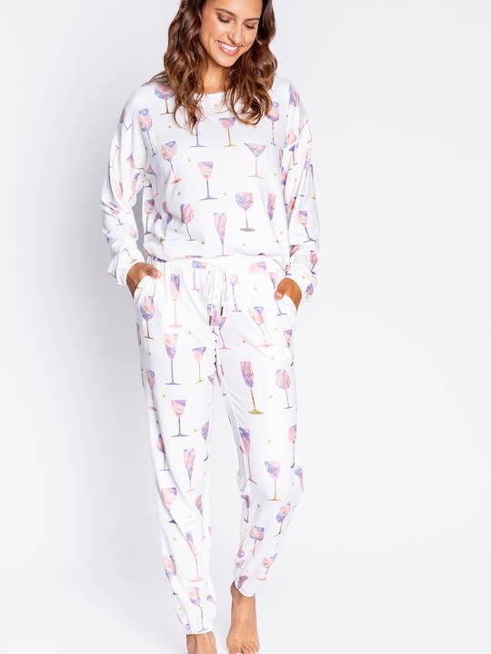 Produktbild Pj Salvage Pyjamaoberteil IT’S A WINEFUL LIFE (L)