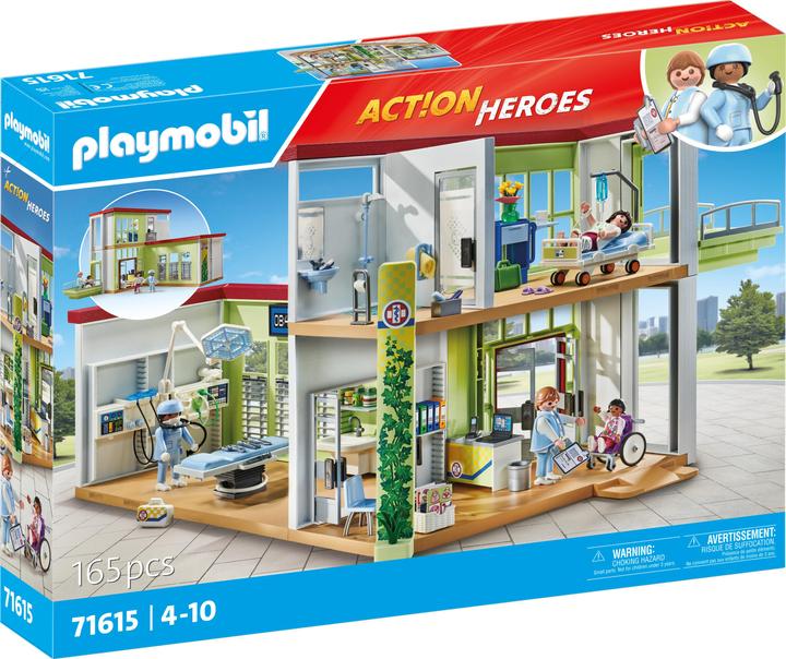 Playmobil Modernes Krankenhaus (71615, Playmobil Action Heroes)