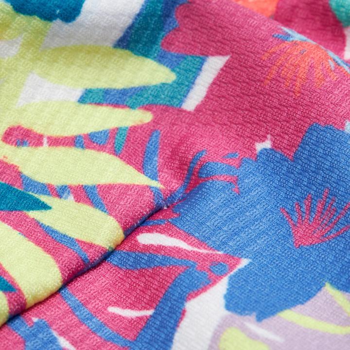 Image du produit Olaian Haut de maillot de bain fleuri surf Fille - Lizy cobe multicolore (140)