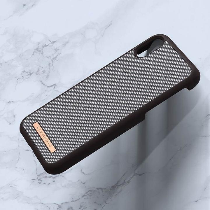 Productafbeelding Nordic Elements Saeson Idun - iPhone XR (Donkerbruin Patroon 1) Doek Etui (Apple iPhone XR)