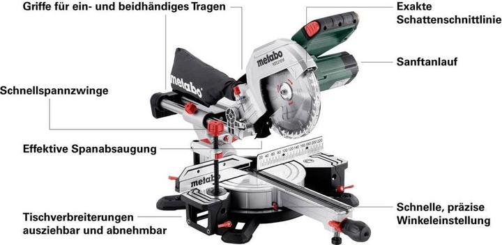 Produktbild Metabo Set KGS 216 M