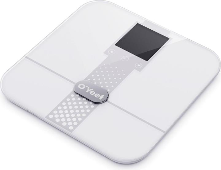 OYeet O'Yeet Smarte Körperanalysewaage BS-OY02 Weiss (180 kg)