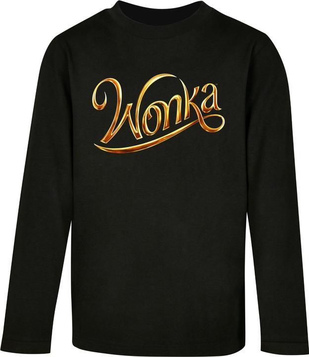 Immagine prodotto Absolute Cult Bambini Wonka - Maniche lunghe con logo in oro - 135871 (158, 164)