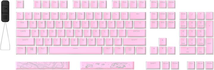 Produktbild HP HyperX Pudding Keycaps 2 - Full Key Set - PBT - Pink (US Layout)