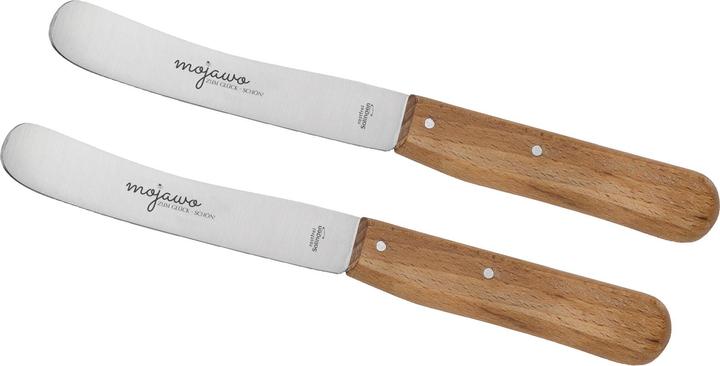 Produktbild Mojawo 2er Frühstücksmesser Buttermesser Buckelsmesser Solingen (11.50 cm)