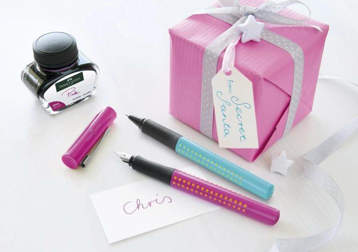 Actual product image Faber-Castell FABER-CA. Ink glass 30ml 149856 pink (ink cartridges, Pink)