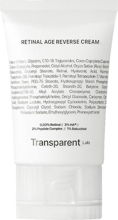 Actual product image Transparent Lab Retinal Age Reverse Cream (50 ml, 24h cream)