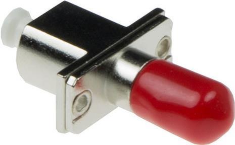 Produktbild Fiber optic LC-ST simplex adapter. Connectors: LC/ST Adapter lc-st simpl. all fl mt