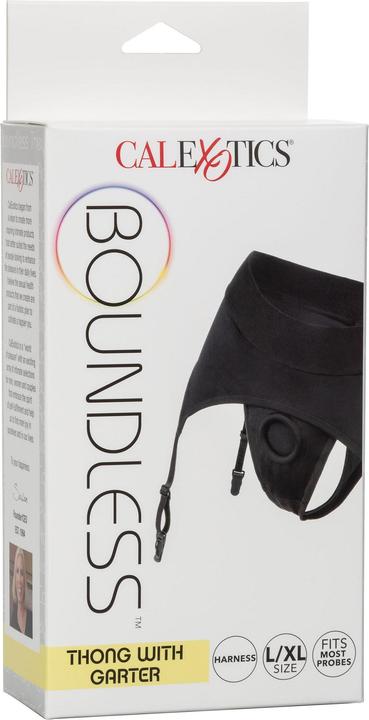 Actual product image CalExotics Boundless™ Thong with Garter - L/XL (L, XL)