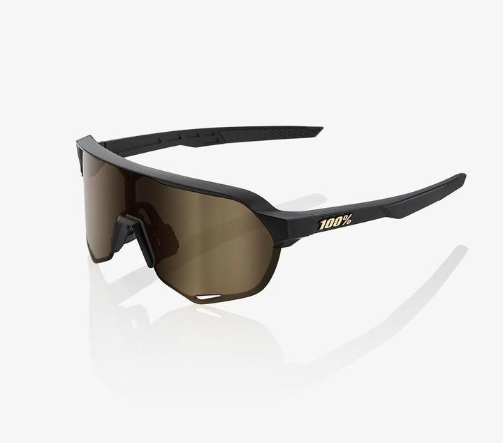 Produktbild 100% S2 Matte Black Soft Gold Mirror Lens (Schwarz matt, Gold)