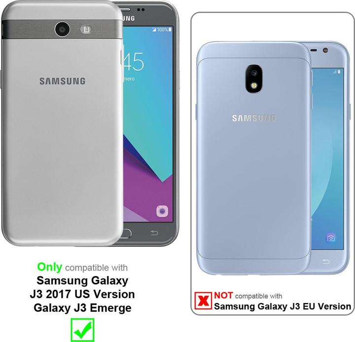 Produktbild Cadorabo TPU Frosted Cover (Samsung Galaxy J3 2017 (US Version))