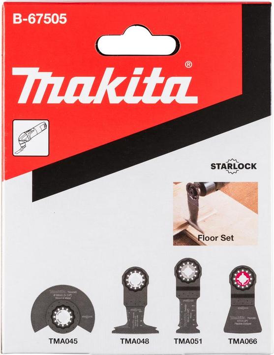Actual product image Makita Maki Floor Set 2 4pcs B-67505