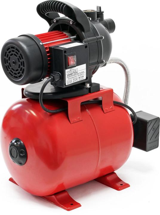 Produktbild Wiltec Hauswasserwerk 1000W Gartenpumpe 3500l/h Wasserwerk Pumpe Wasserpumpe (Hauswasserpumpe)