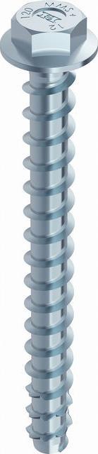 Heco MULTI MONTI plus SS Schraubanker 6,0 x 60 mm 100 Stück ( 48385 ) Betonschraube, Sechskantkopf (100 Schrauben pro Stück)