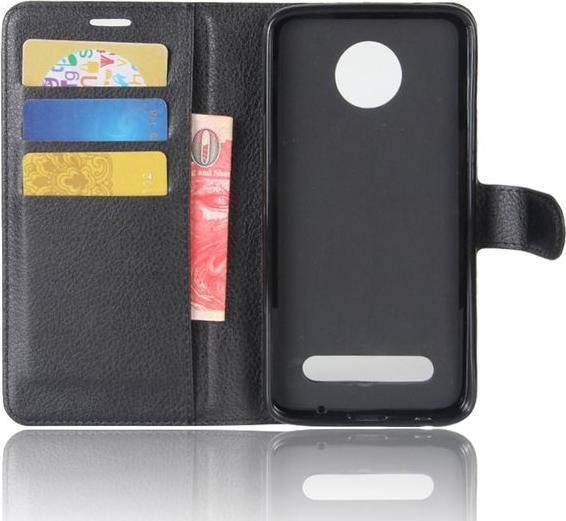 Produktbild MU Classic Leder Hülle mit Litchitextur (Motorola Moto Z2 Play)