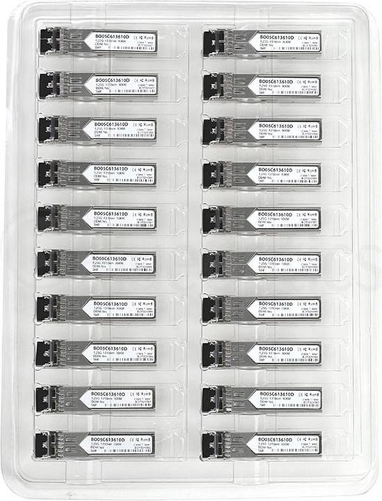 Actual product image BlueOptics Avago AFBR-57R5APZ compatible SFP BO05F856S5D