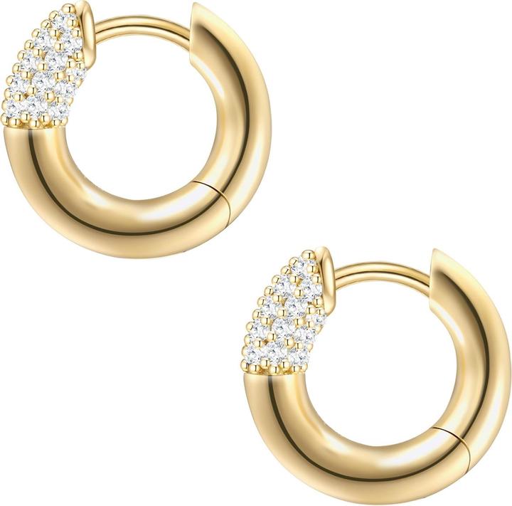 Immagine prodotto Glanzstücke München Donna Argento Sterling Cubic Zirconia Oro Giallo - 28963 (Argento)