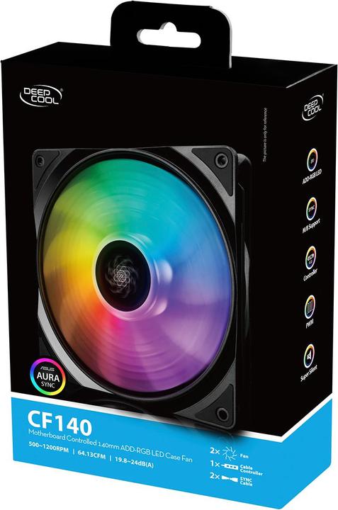 Produktbild Deepcool CF140 2in1 (140 mm, 2 x)
