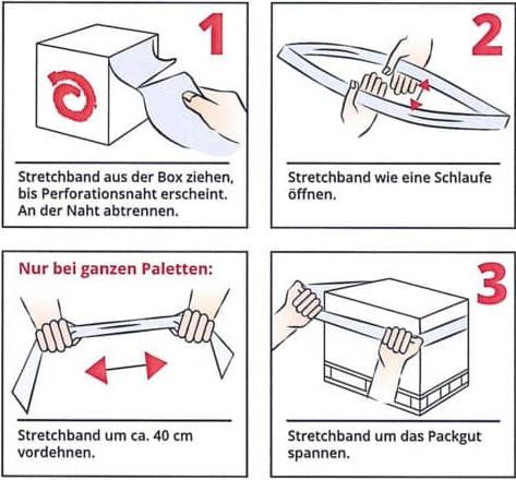 Produktbild Wihedü Stretchfolie in Box transp. (100 Stück)